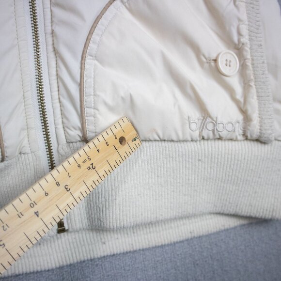 Billabong Y2K Vintage Puffer Sherpa Zip up Hoodie Vest - Picture 6 of 11